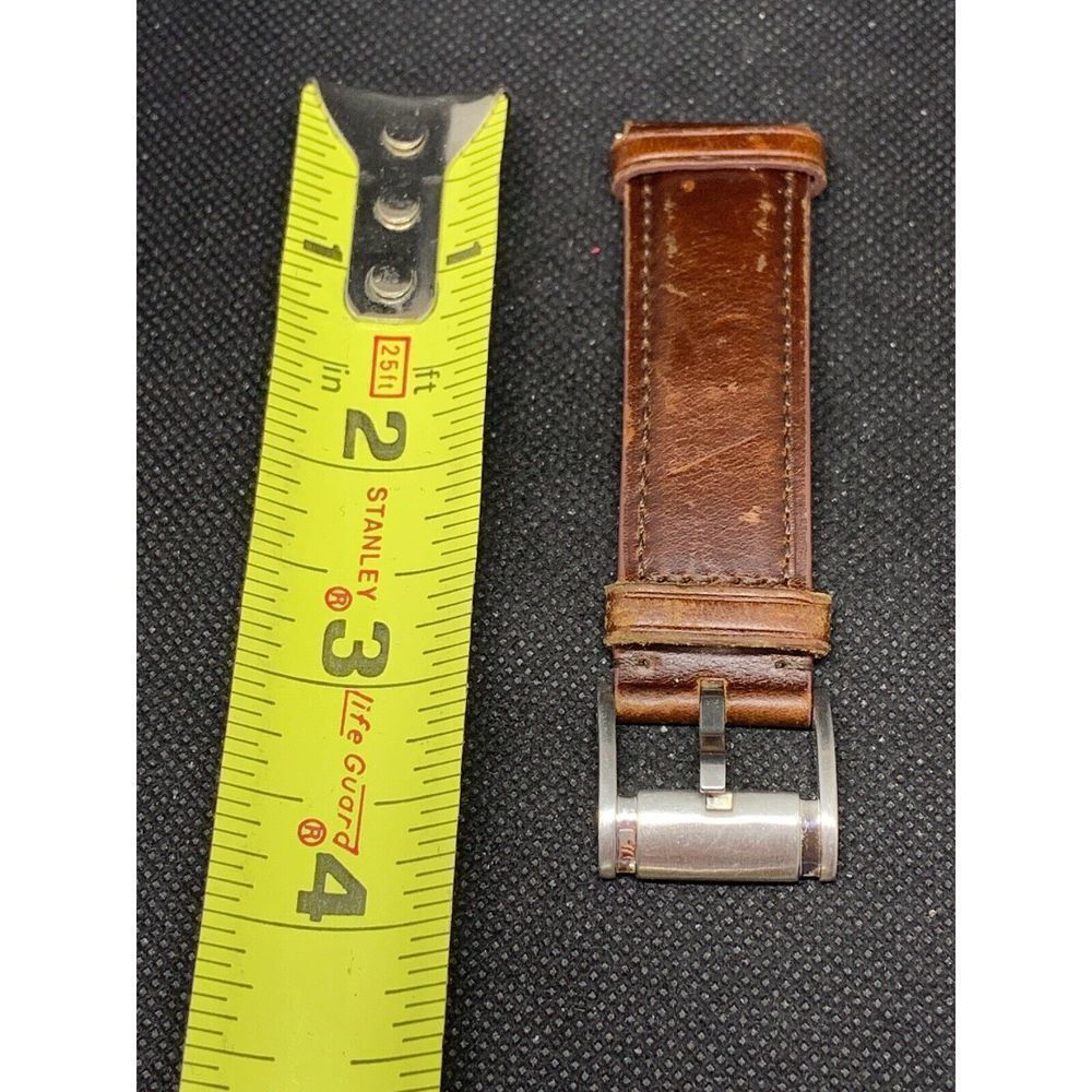 Fossil Genuine Leather Half Band Bracelet Strap 21mm S365
